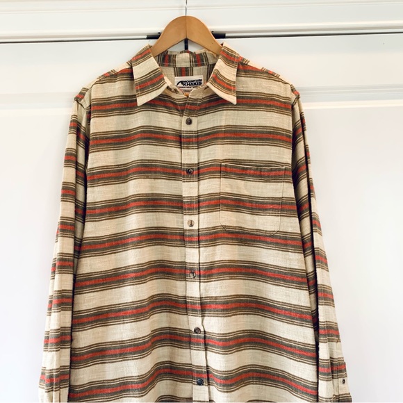 Mountain Khakis Shirt Classic Fit Button Down Southwestern Stripe Cotton Size L - Picture 2 of 9